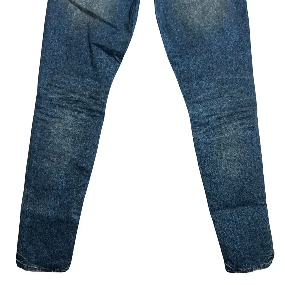 PURPLE Brand Skinny Mud Dark Indigo Jeans Mens 32x33 Button Fly P001 NWT